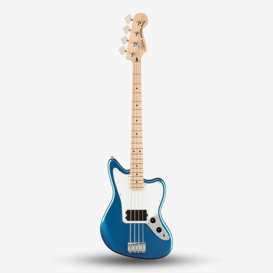 FENDER Squier Affinity Series Jaguar 4 String Bass Guitar, Maple FB, Lake Placid Blue