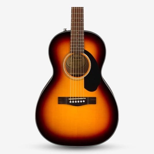 Fender CP-60S Parlor Acoustic Guitar, Walnut FB -  Sunburst ( CP 60S / CP60S / CP-60S-SB )