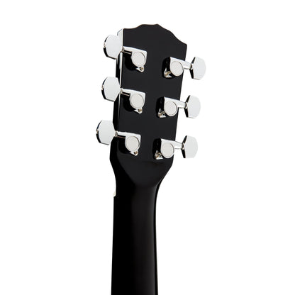 Fender CC-60SCE Concert Acoustic Guitar, Walnut FB - Black