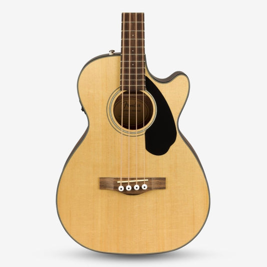 Fender CB-60SCE 4-strings Acoustic Bass Guitar with Cutaway & Active Preanp Electronics & Tuner, Laurel FB - Natural (CB 60SCE / CB60SCE)