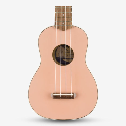 Fender Venice 21 inch Soprano Ukulele, Walnut FB , Shell Pink