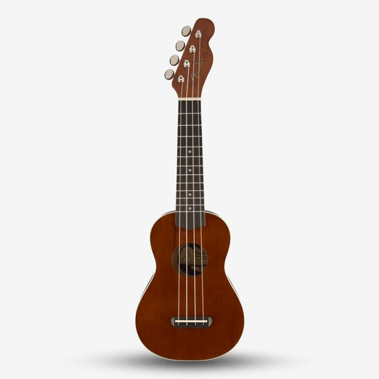 Fender Venice 21 inch Soprano Ukulele, Walnut FB , Natural