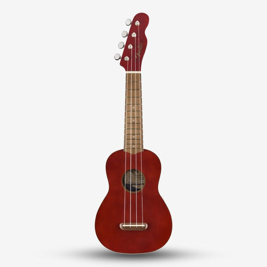 Fender Venice 21 inch Soprano Ukulele, Walnut FB , Cherry