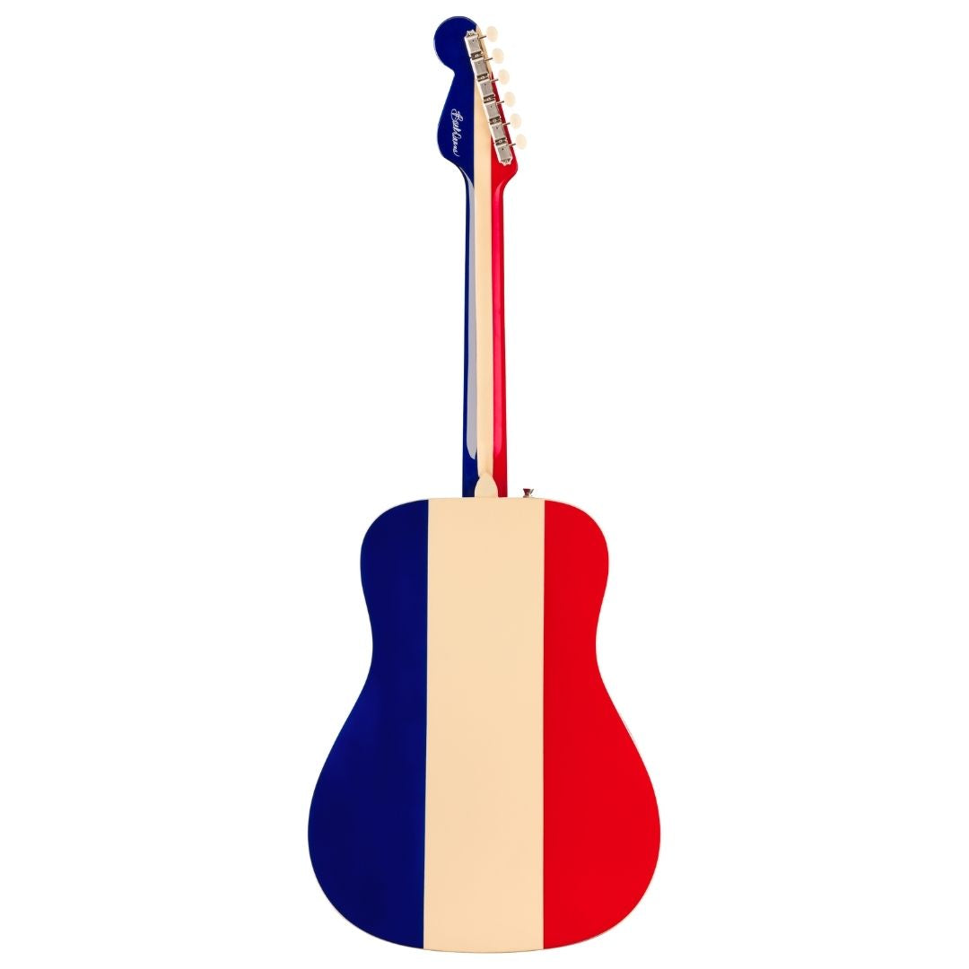 Fender Buck Owens Kingman Acoustic Guitar w/Case, Red White and Blue