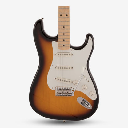 Fender Japan Traditional II 50s Stratocaster Electric Guitar, SSS Pick Up , Maple FB - 2-Tone Sunburst