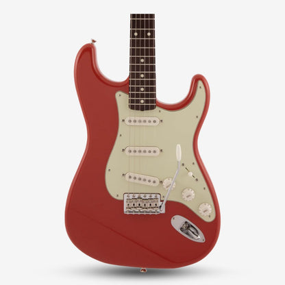 Fender Japan Traditional II 60s Stratocaster Electric Guitar, SSS Pick Up , Rosewood FB - Fiesta Red