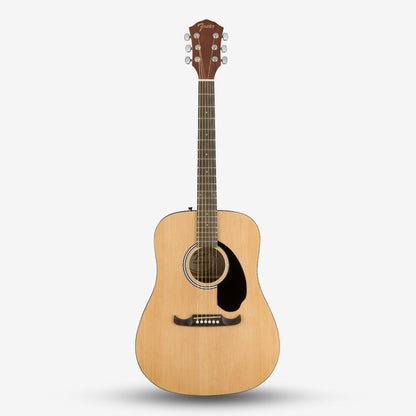 FENDER ( FA-125 / FA125 ) Dreadnought Acoustic Guitar w/bag, Walnut FB, Natural - (F03-097-1210-521)