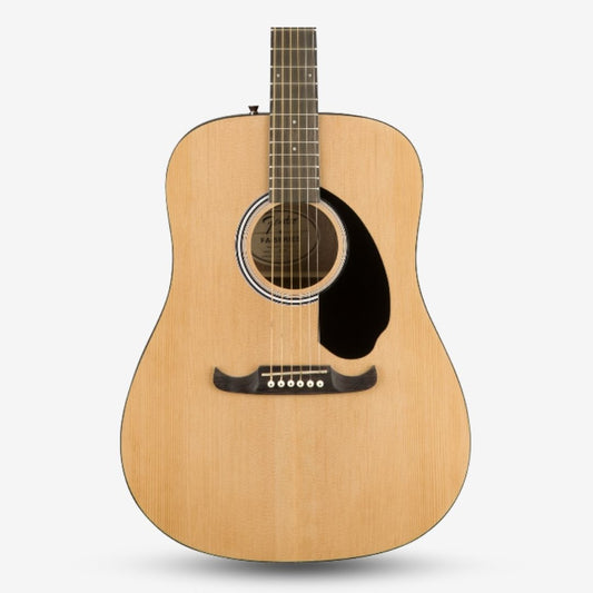 FENDER ( FA-125 / FA125 ) Dreadnought Acoustic Guitar w/bag, Walnut FB, Natural - (F03-097-1210-521)