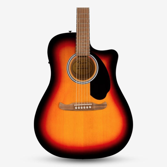 Fender FA-125CE Dreadnought Acoustic Guitar with Active PIck Up, Walnut FB, Sunburst (FA125 / FA 125E/ FA125CE / SB)