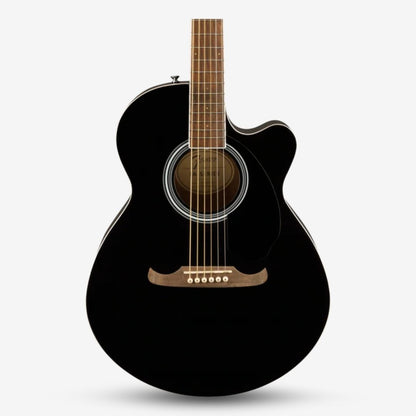 Fender FA-135CE Dreadnought Acoustic Guitar with Fender Active PIck Up, Walnut FB, Black (FA135 / FA 135E/ FA135CE)