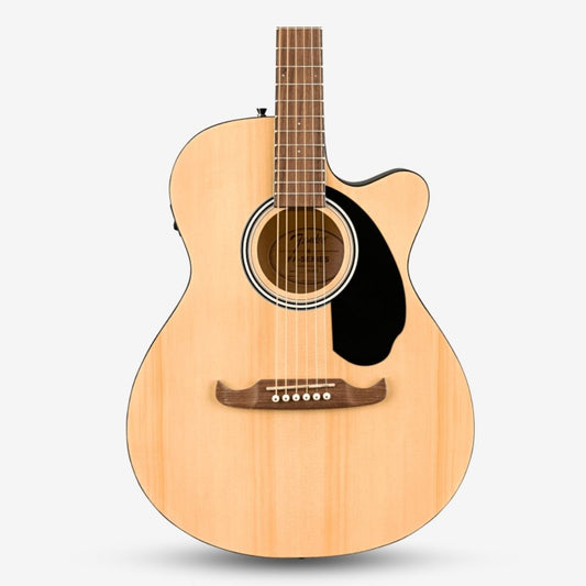 Fender FA-135CE Dreadnought Acoustic Guitar with Fender Active PIck Up, Walnut FB, Natural (FA135 / FA 135E/ FA135CE)