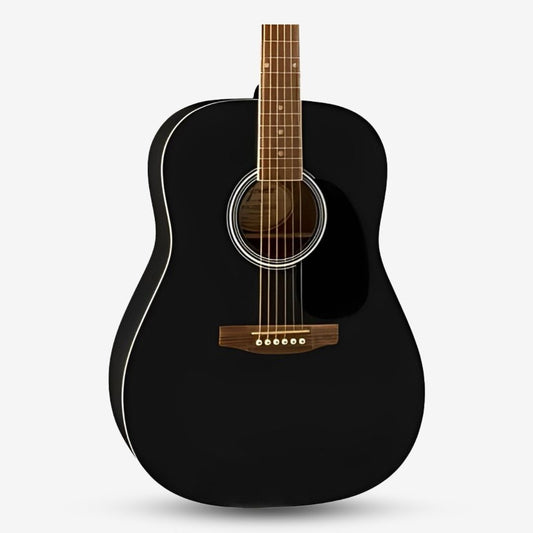 Fender FA-25 Dreadnought Acoustic Guitar , Walnut FB, Black ( FA / FA25 / FA 25 / FA-25-NAT )