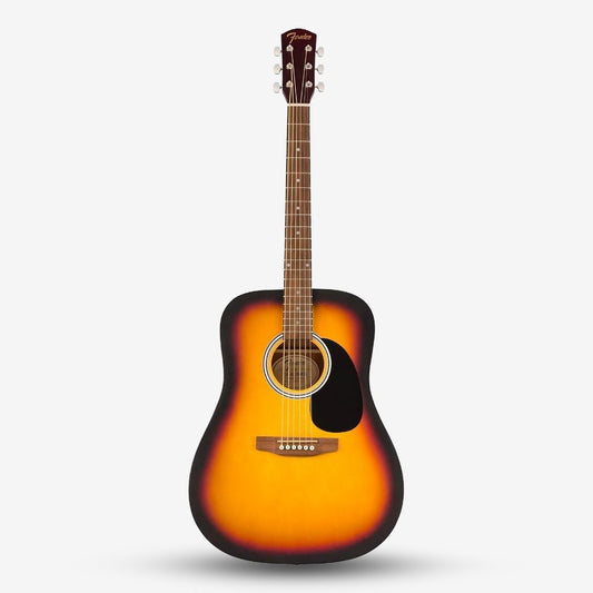 Fender FA-25 Dreadnought Acoustic Guitar , Walnut FB, 3-Color Sunburst ( FA / FA25 / FA 25 / FA-25-SB )