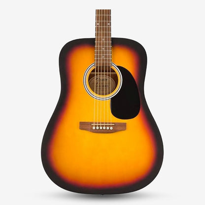 Fender FA-25 Dreadnought Acoustic Guitar , Walnut FB, 3-Color Sunburst ( FA / FA25 / FA 25 / FA-25-SB )