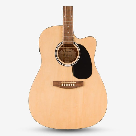 Fender FA-25CE Dreadnought Acoustic Guitar with Pick Up, Walnut FB, Natural ( FA 25CE / FA25CE / FA-25CE-NAT )