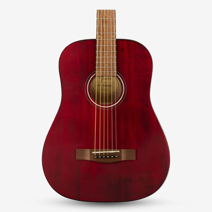 Fender Limited Edition FA-15 3/4 Size Steel String Acoustic Guitar w/ Gig Bag - Red ( 36 inch / FA15 / FA 15 )