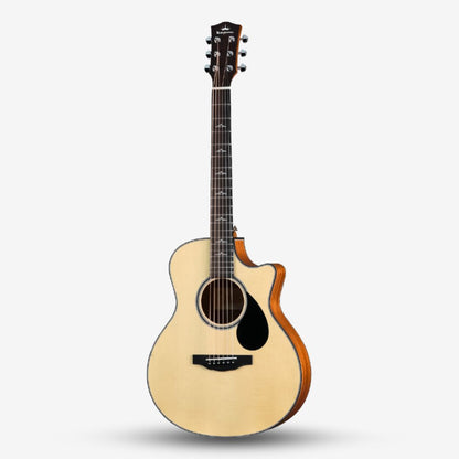 Kepma FC Mini SM Elite Series 36 inch  Solid Top Travel Acoustic Guitar - Natural ( FC-MINI-NAT )