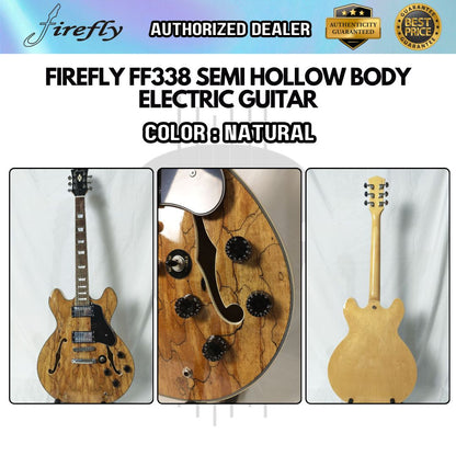 Firefly Semi Hollow Body Electric Guitar with Double Closed Humbucker (FF338 / FF 338)