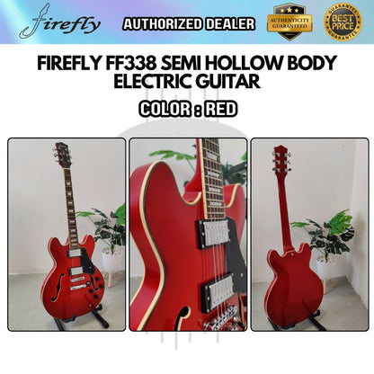 Firefly Semi Hollow Body Electric Guitar with Double Closed Humbucker (FF338 / FF 338)