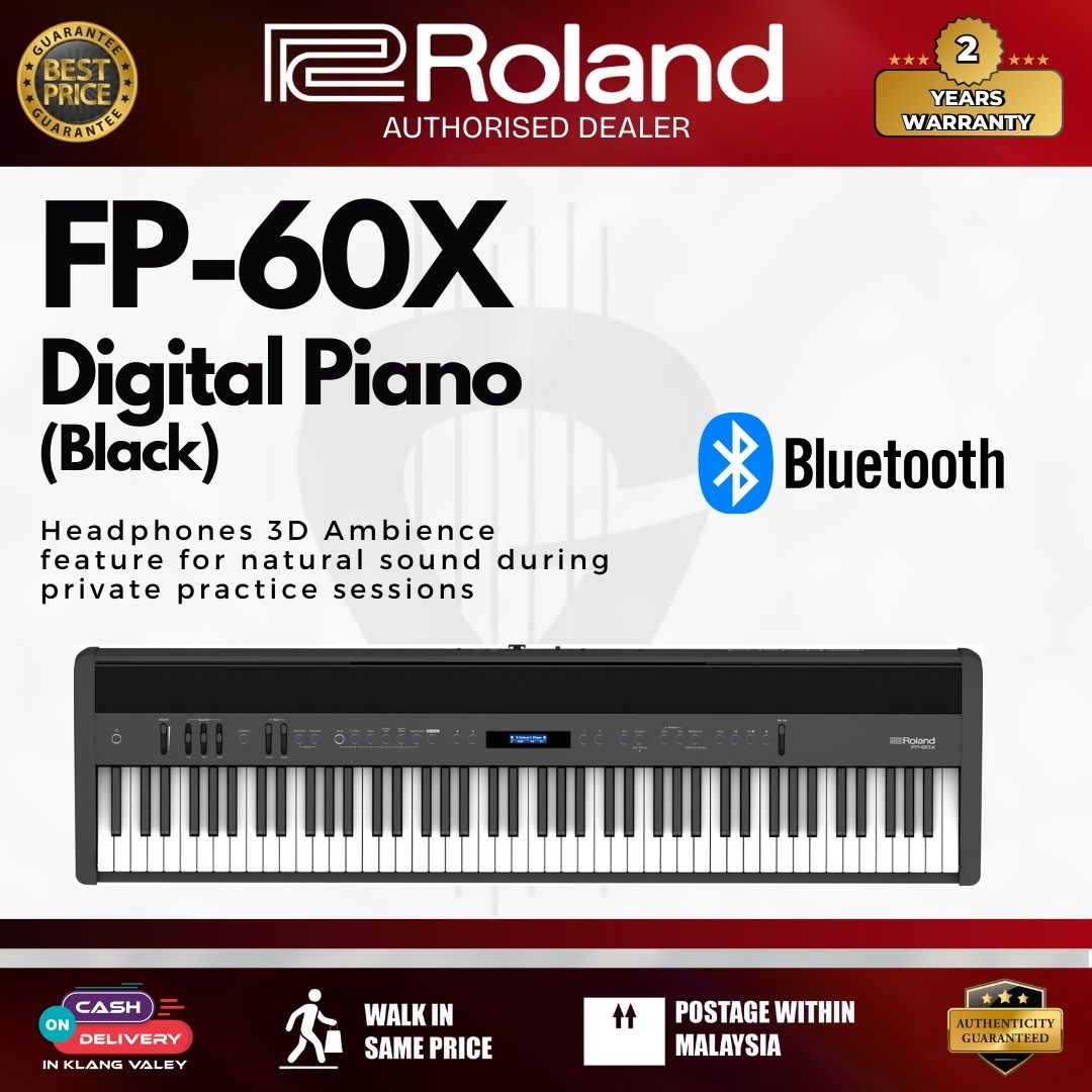 Roland FP-60X Digital Piano - Black