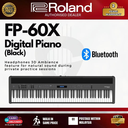 Roland FP-60X Digital Piano - Black