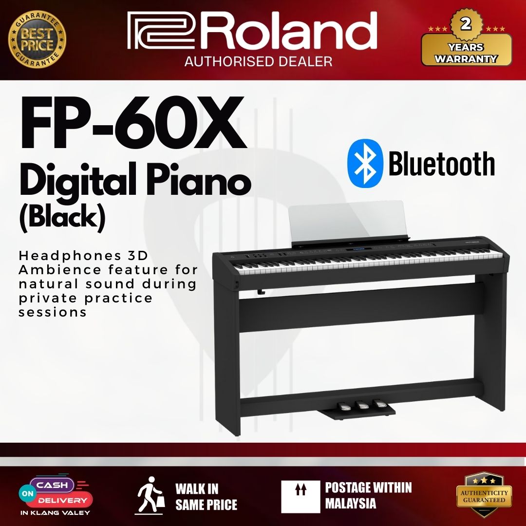 Roland FP-60X Digital Piano - Black