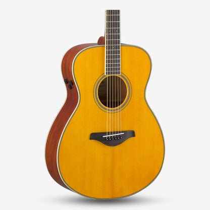 Yamaha FS-TA TransAcoustic Concert Solid Top Acoustic-Electric Guitar Built-in Chorus, Room & Hall Reverb - Vintage Tint