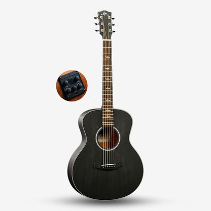 KEPMA FS36-EQ Elite Series 36 inch (3/4) Travel Solid Top Acoustic Guitar with AcoustiFex® K-11 Pickup ( FS36 / FS36EQ )