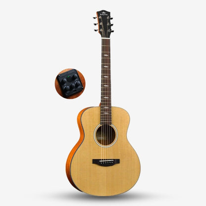 KEPMA FS36-EQ Elite Series 36 inch (3/4) Travel Solid Top Acoustic Guitar with AcoustiFex® K-11 Pickup ( FS36 / FS36EQ )