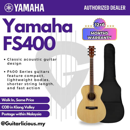 Yamaha FS400 Concert Body Acoustic Guitar ( FS 400 / FS-400 )