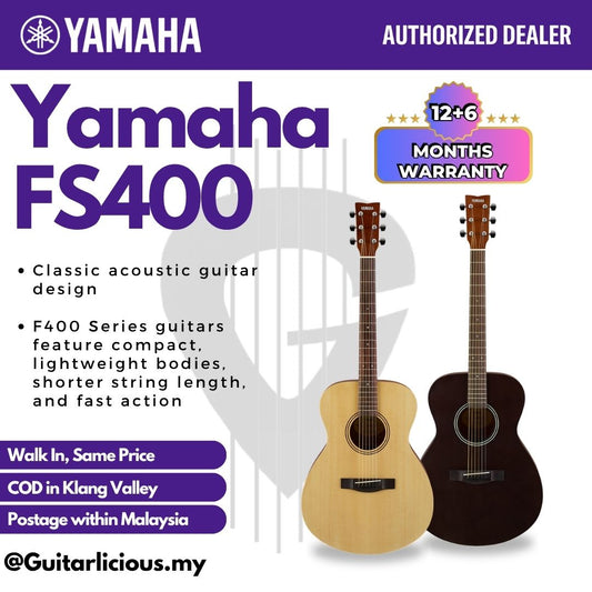 Yamaha FS400 Concert Body Acoustic Guitar ( FS 400 / FS-400 )