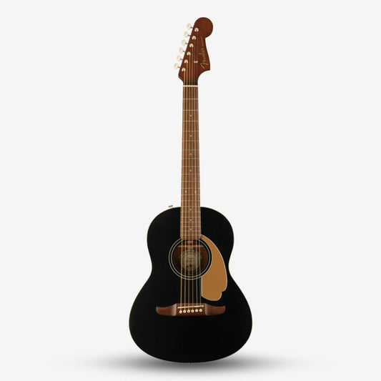 Fender FSR Sonoran 3/4 36inch Mini Steel Strings Acoustic Guitar w/Bag, Walnut FB , Black