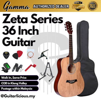 ZETA Series 36 inch Beginner Acoustic Guitar (with Truss Rod) - FT-AB36 by RCStromm