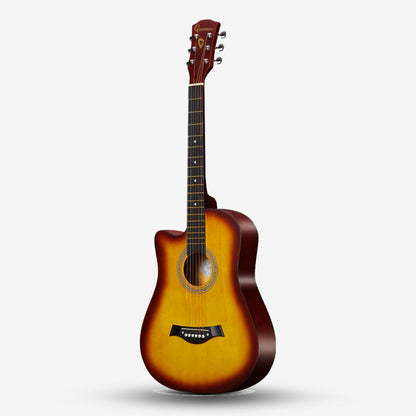 ZETA (Left Handed) Series 38” Beginner Acoustic Guitar - (RCStromm, FT-D38LH)