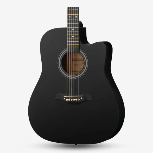 Gamma 41" Acoustic Guitar w 3 Band EQ with tuner FT-221-EQ
