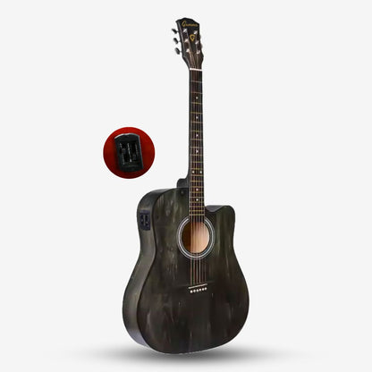 GAMMA Series 41inch Acoustic Guitar with 2 band EQ / Semi Acoustic ( FT221-EQ / FT-221-EQ / FT 221 EQ )