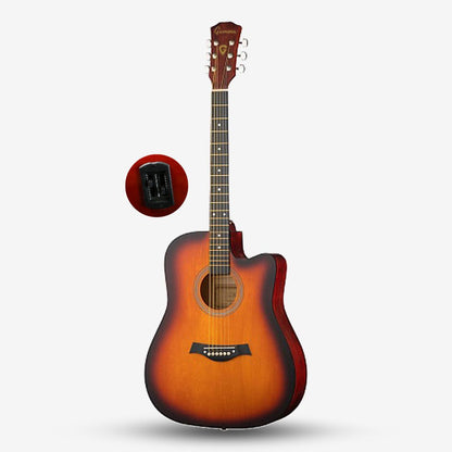 GAMMA Series 41inch Acoustic Guitar with 2 band EQ / Semi Acoustic ( FT221-EQ / FT-221-EQ / FT 221 EQ )