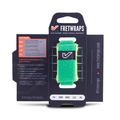 Gruv Gear FretWraps HD "Leaf" String Muter Single Pack - Green