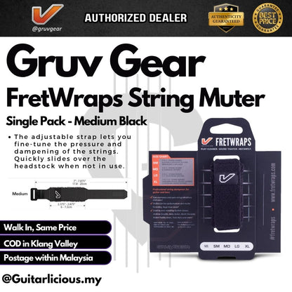 Gruv Gear FretWraps String Muter Single Pack - Black
