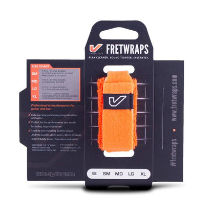 Gruv Gear FretWraps HD "Flare" String Muter Single Pack - Orange