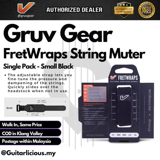 Gruv Gear FretWraps String Muter Single Pack - Black