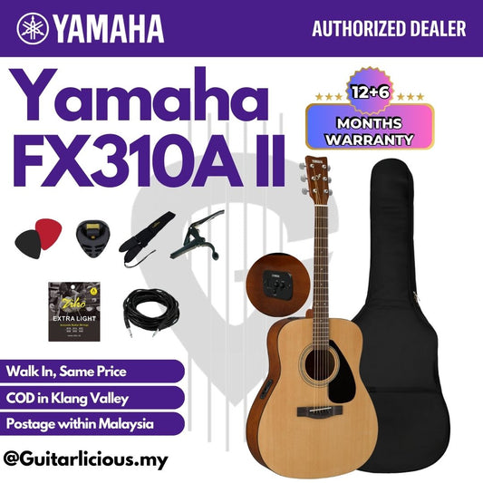 Yamaha FX310A II Acoustic-Electric Guitar with Active Pickup ( F310EQ / FX-310 / FX310 )