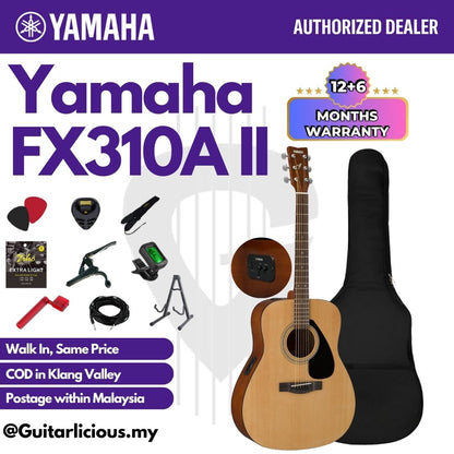 Yamaha FX310A II Acoustic-Electric Guitar with Active Pickup ( F310EQ / FX-310 / FX310 )