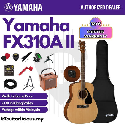 Yamaha FX310A II Acoustic-Electric Guitar with Active Pickup ( F310EQ / FX-310 / FX310 )