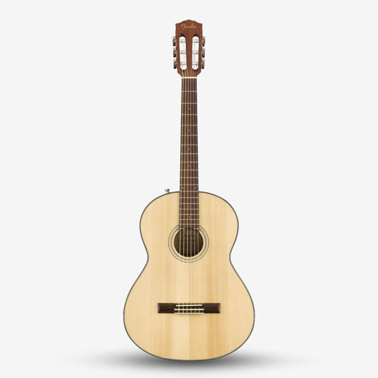 Fender CN-60S Nylon String Solid Top Concert Classical Guitar, Walnut FB , Natural ( Full size, CN 60S / CN60S / NAT )