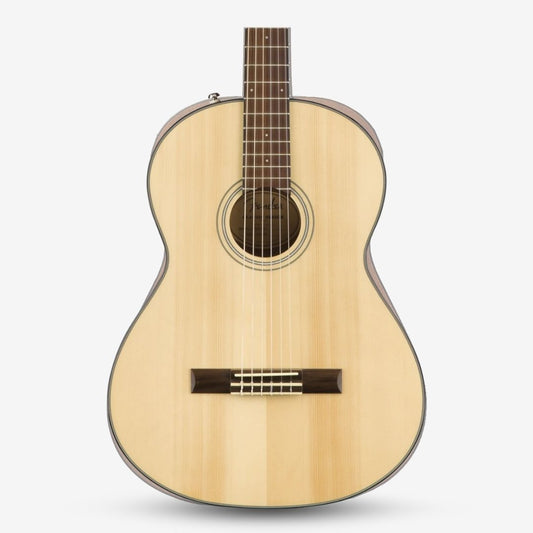 Fender CN-60S Nylon String Solid Top Concert Classical Guitar, Walnut FB , Natural ( Full size, CN 60S / CN60S / NAT )