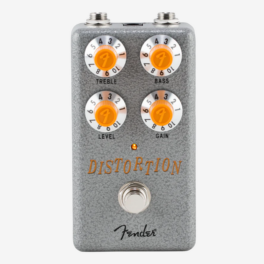 Fender Hammertone Distortion Guitar Effects Pedal ( Treble, Bass , Level , Gain )