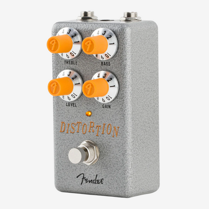 Fender Hammertone Distortion Guitar Effects Pedal ( Treble, Bass , Level , Gain )