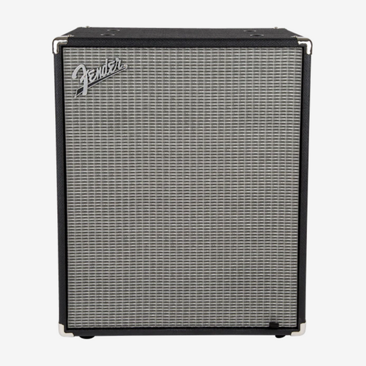 Fender Rumble 210 2x10 Bass Guitar Cabinet V3, Black/Silver ( Rumble210 / Rumble-210 )