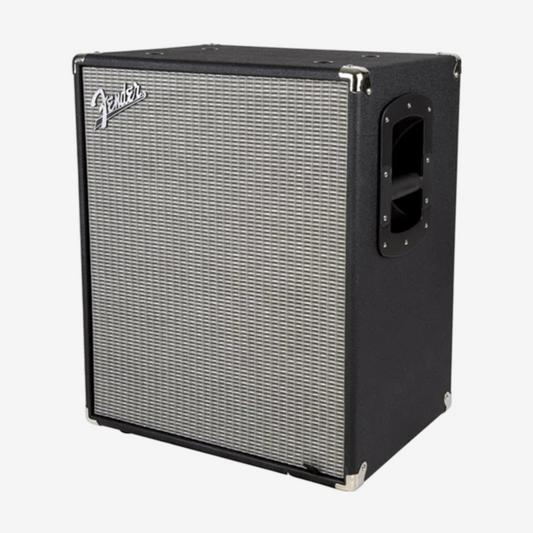 Fender Rumble 210 2x10 Bass Guitar Cabinet V3, Black/Silver ( Rumble210 / Rumble-210 )